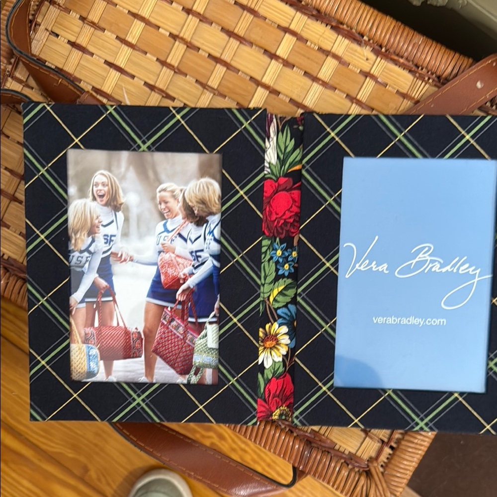 Vera Bradley Navy and Floral Photo Frame